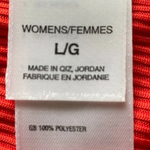 The North Face Vapor Wick Colorful Scoop Nk Slvless Ribbed Tank Top Orange L - Picture 9 of 11